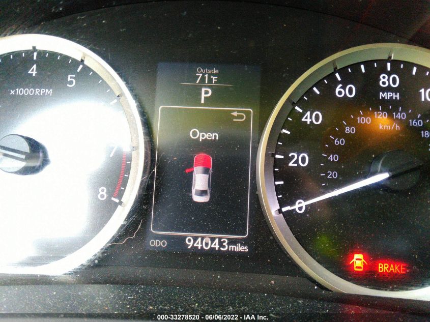 2015 LEXUS IS 250 250 JTHBF1D20F5048701
