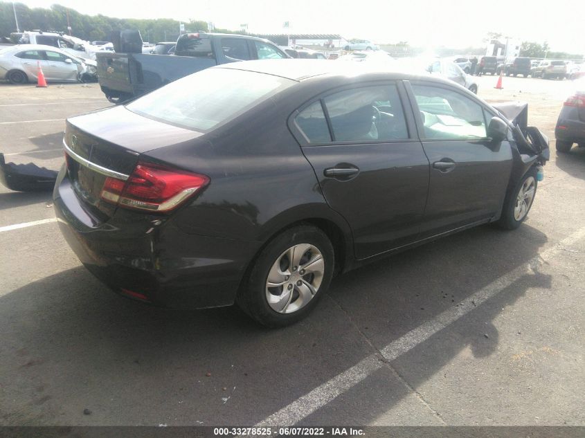 2013 HONDA CIVIC SDN LX 2HGFB2F59DH598773