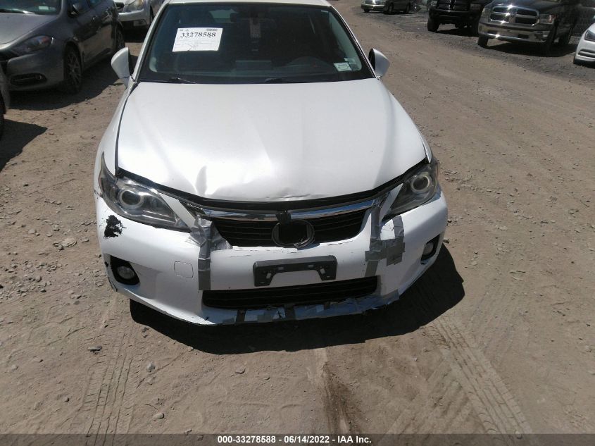 2013 LEXUS CT 200H HYBRID JTHKD5BH7D2130024