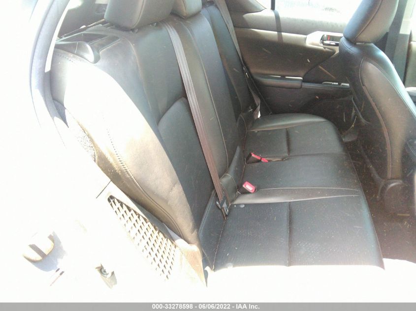 2013 LEXUS CT 200H HYBRID JTHKD5BH8D2172900