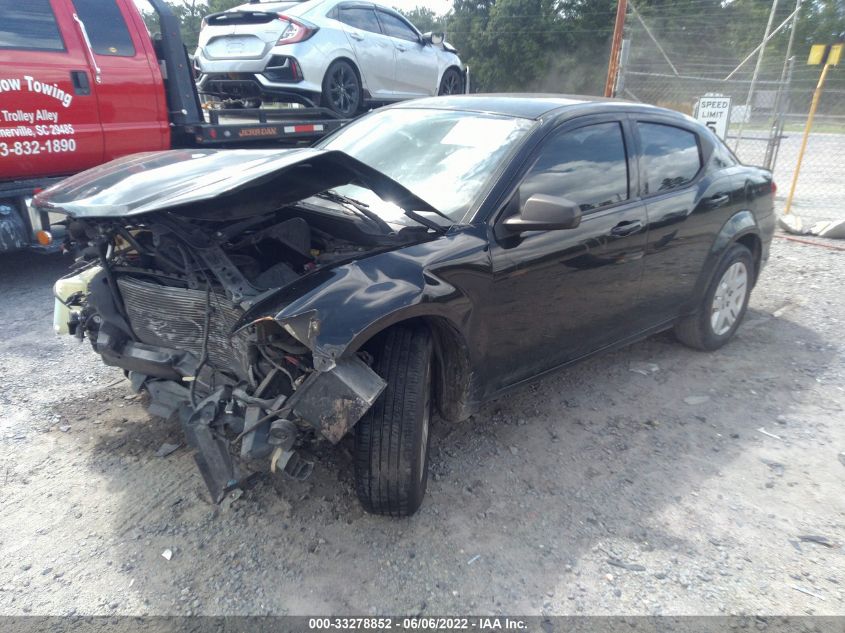 2014 DODGE AVENGER SE 1C3CDZABXEN201862