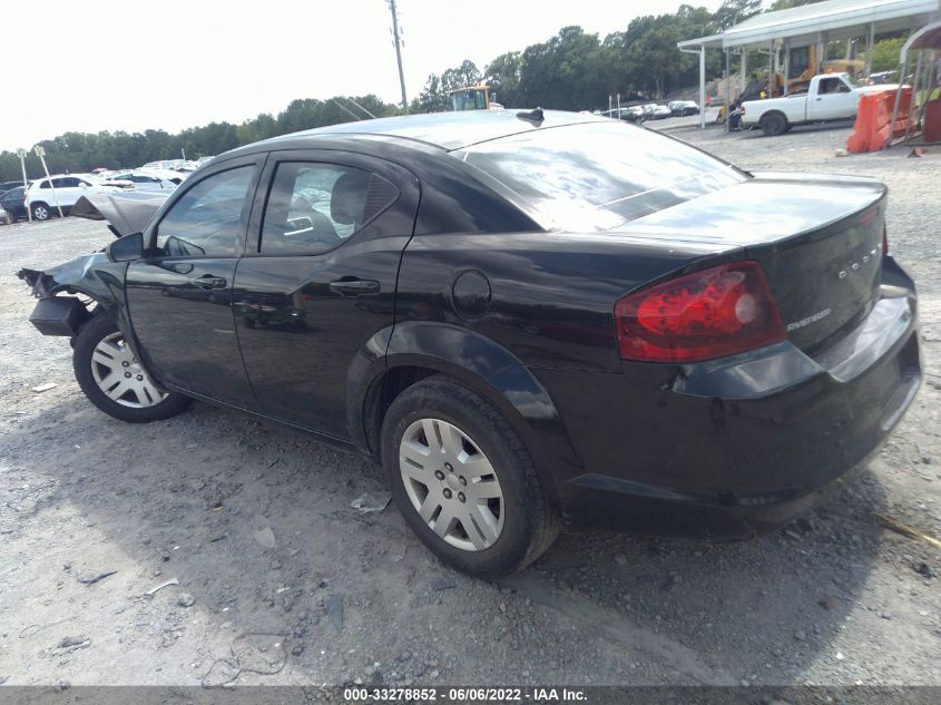 2014 DODGE AVENGER SE 1C3CDZABXEN201862