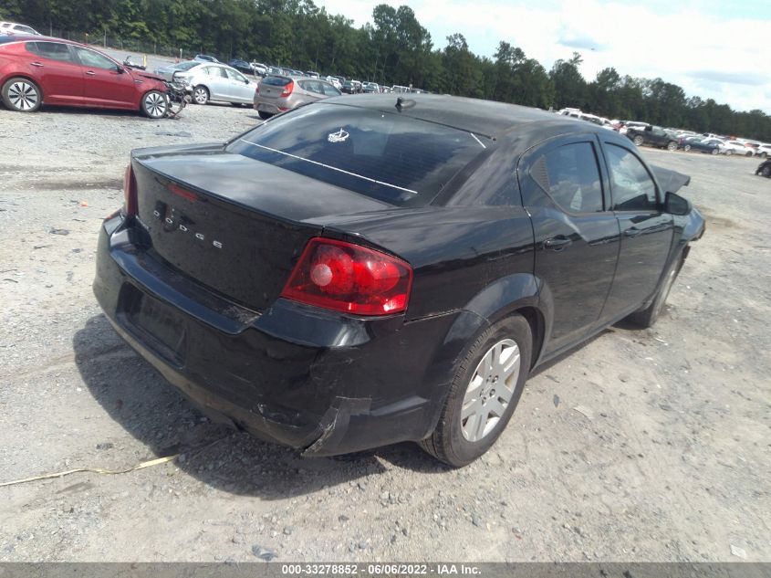 2014 DODGE AVENGER SE 1C3CDZABXEN201862