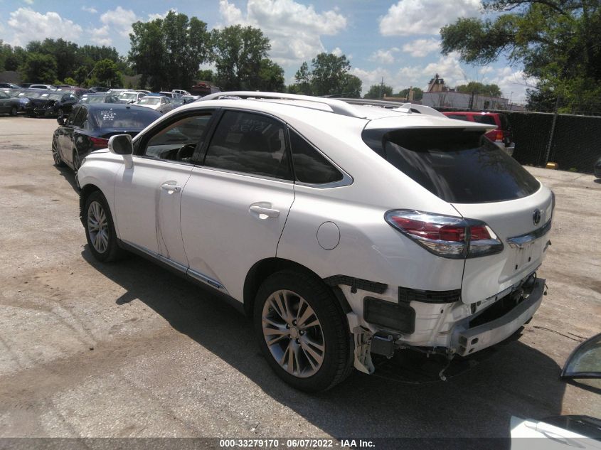2013 LEXUS RX 450H JTJBC1BA3D2058073
