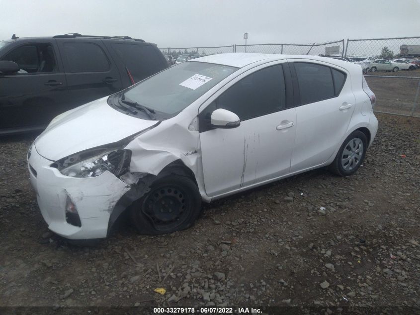 2013 TOYOTA PRIUS C JTDKDTB32D1543050