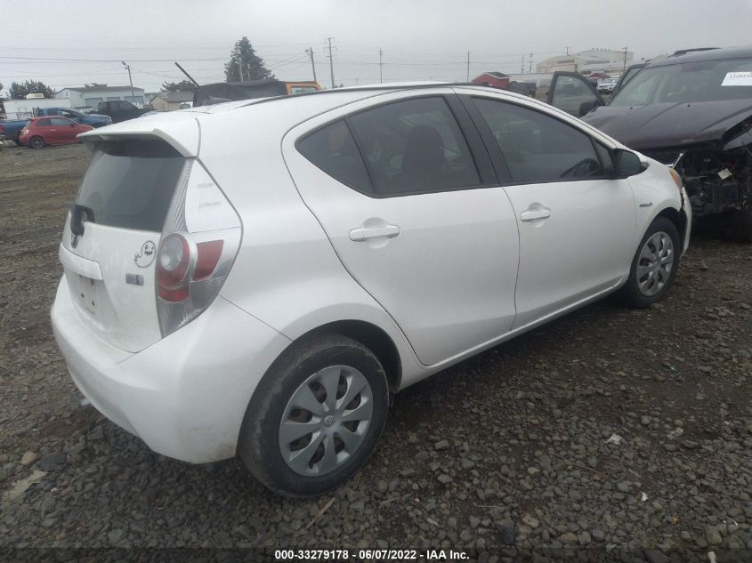 2013 TOYOTA PRIUS C JTDKDTB32D1543050