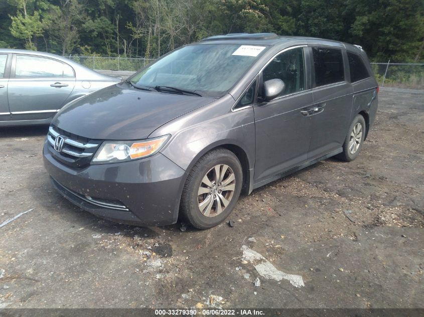 2014 HONDA ODYSSEY EX-L 5FNRL5H65EB134628