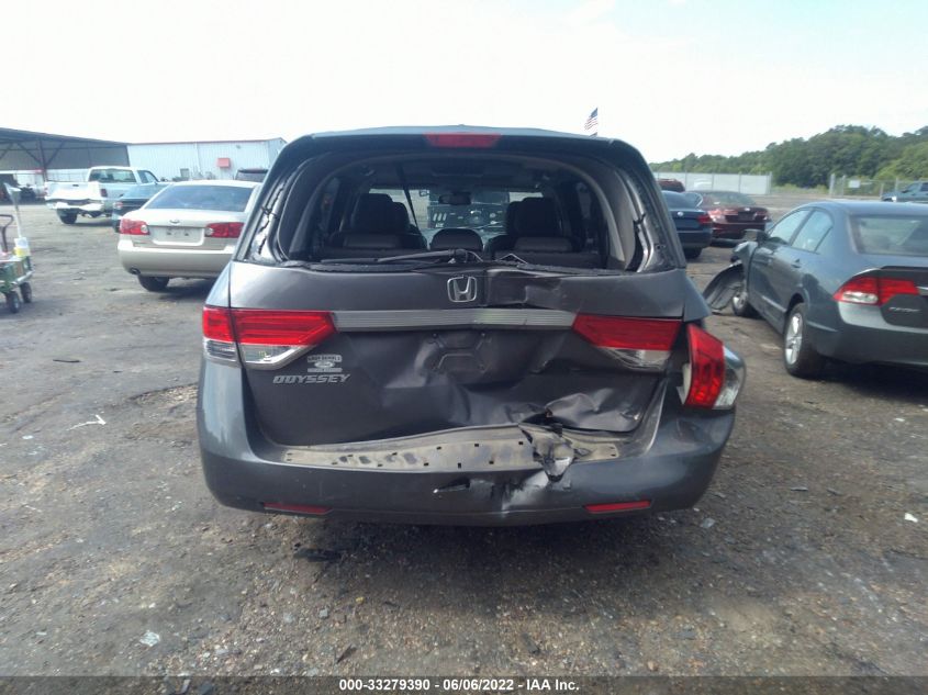 2014 HONDA ODYSSEY EX-L 5FNRL5H65EB134628