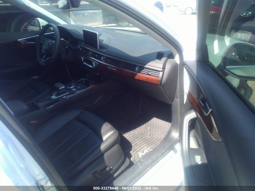 2018 AUDI A4 PREMIUM PLUS WAUENAF41JN019410