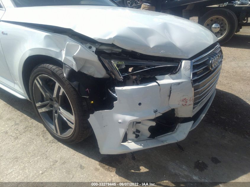 2018 AUDI A4 PREMIUM PLUS WAUENAF41JN019410