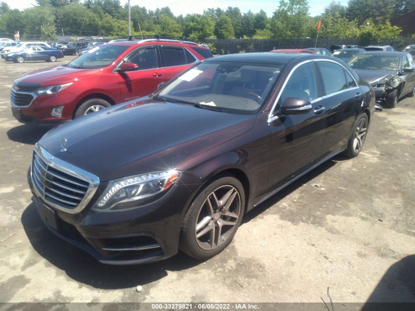 2014 MERCEDES-BENZ S-CLASS S 550 WDDUG8FB0EA065703