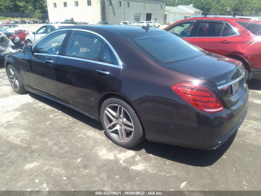2014 MERCEDES-BENZ S-CLASS S 550 WDDUG8FB0EA065703