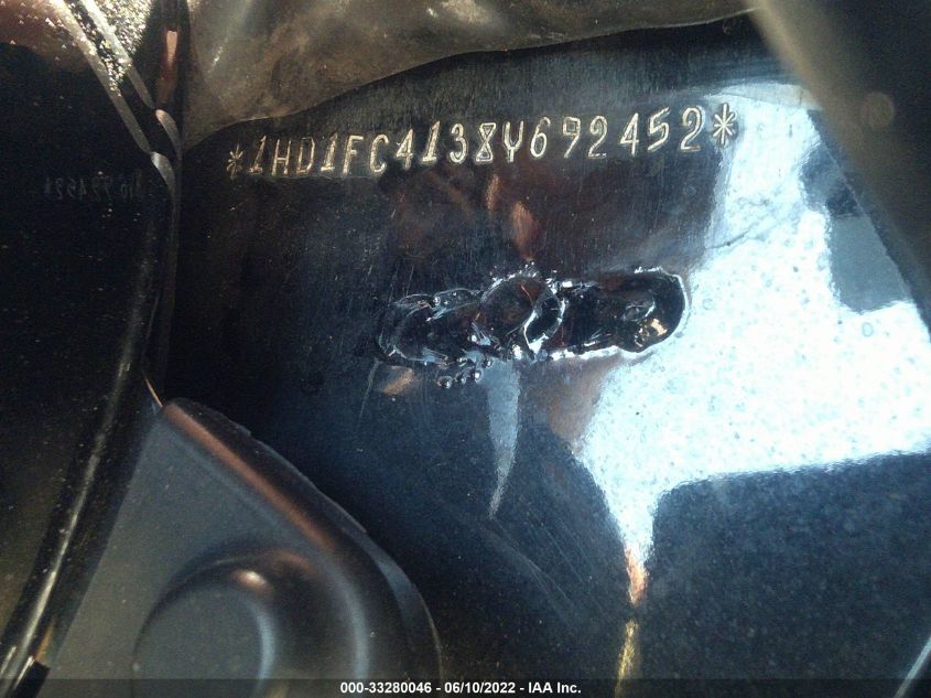 2008 HARLEY-DAVIDSON FLHTCUI 1HD1FC4138Y692452