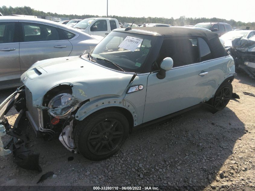 2014 MINI COOPER CONVERTIBLE S WMWZP3C58ET298229