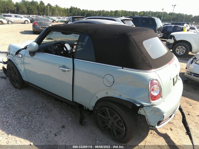 2014 MINI COOPER CONVERTIBLE S WMWZP3C58ET298229