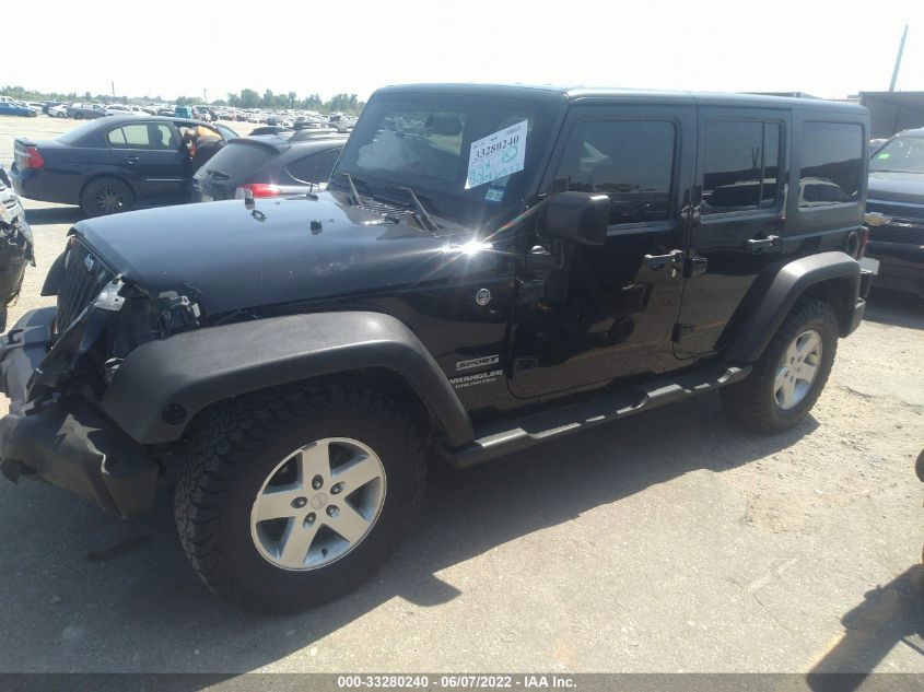 2014 JEEP WRANGLER UNLIMITED SPORT 1C4BJWDG9EL277171
