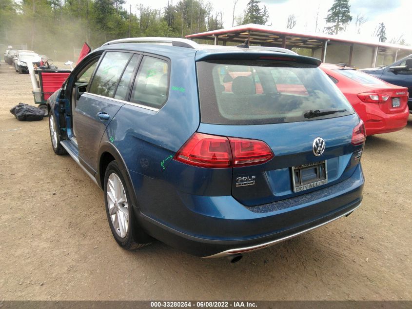 2017 VOLKSWAGEN GOLF ALLTRACK S/SE/SEL 3VWH17AU6HM509932