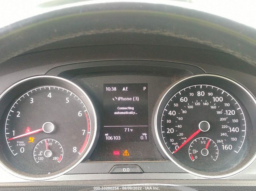 2017 VOLKSWAGEN GOLF ALLTRACK S/SE/SEL 3VWH17AU6HM509932