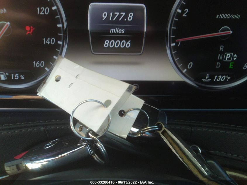 2014 MERCEDES-BENZ S-CLASS 550 WDDUG8CB3EA040508