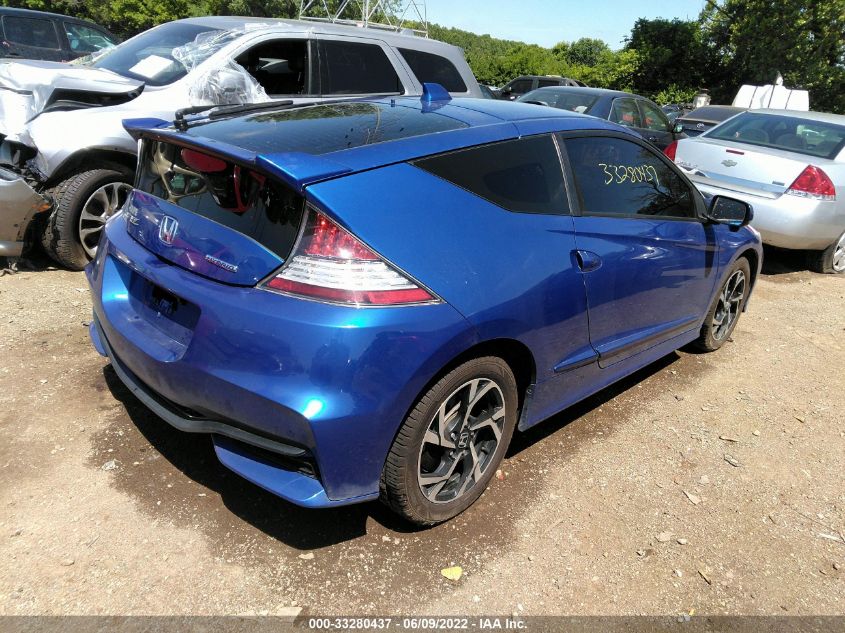 2016 HONDA CR-Z EX/EX-L JHMZF1D62GS000556