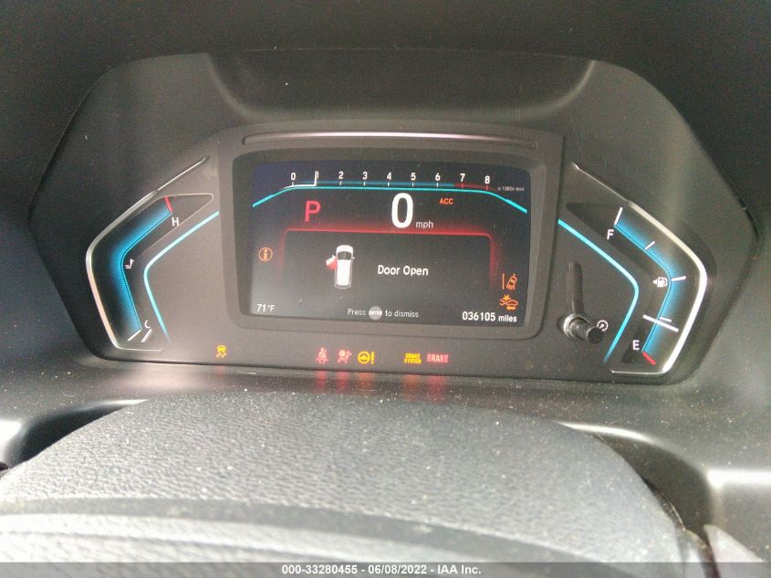 2020 HONDA ODYSSEY EX-L 5FNRL6H70LB008186