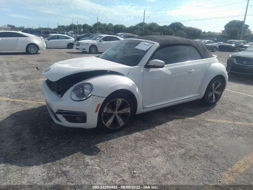 2016 VOLKSWAGEN BEETLE CONVERTIBLE 1.8T SEL 3VW507AT5GM802037