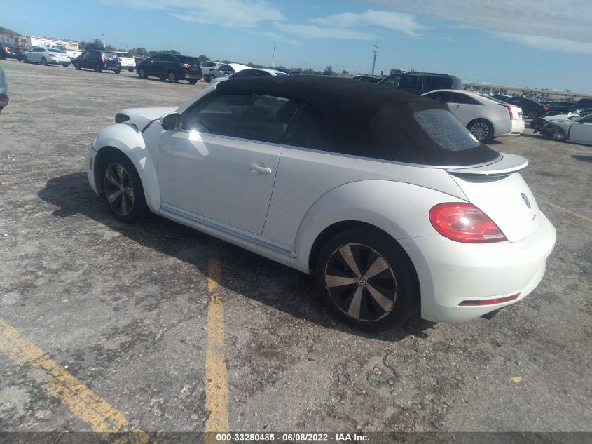 2016 VOLKSWAGEN BEETLE CONVERTIBLE 1.8T SEL 3VW507AT5GM802037