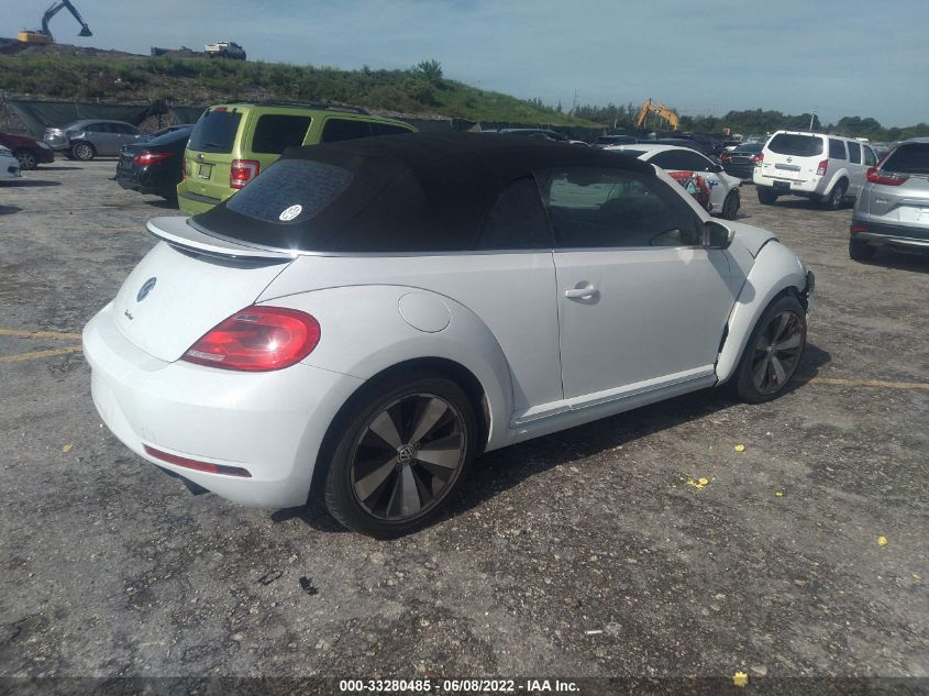 2016 VOLKSWAGEN BEETLE CONVERTIBLE 1.8T SEL 3VW507AT5GM802037