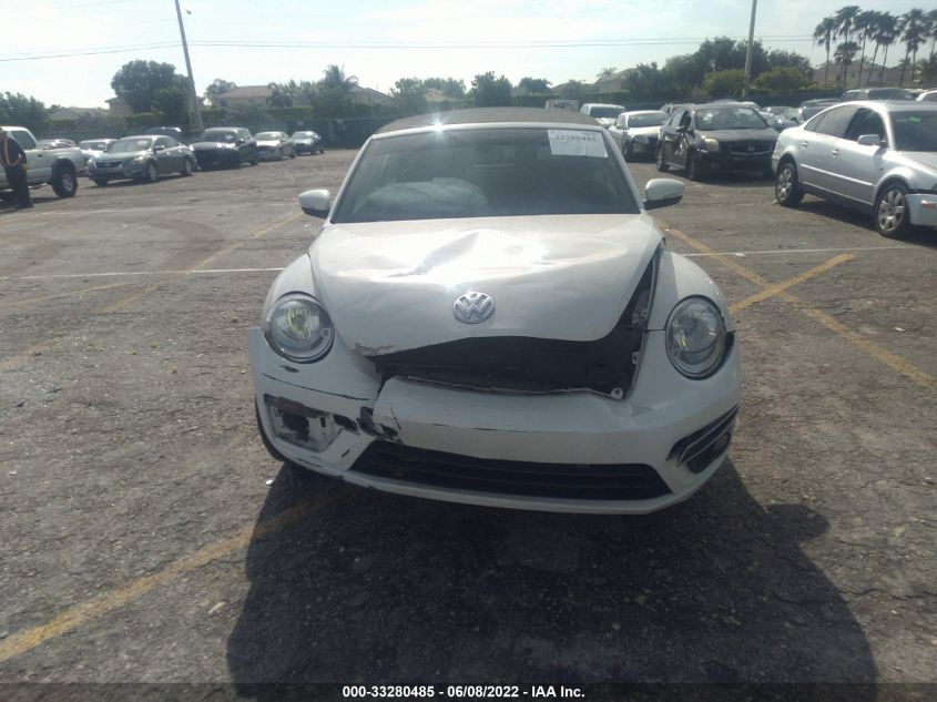 2016 VOLKSWAGEN BEETLE CONVERTIBLE 1.8T SEL 3VW507AT5GM802037