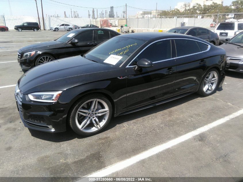 2018 AUDI A5 SPORTBACK PREMIUM PLUS WAUENCF56JA136413