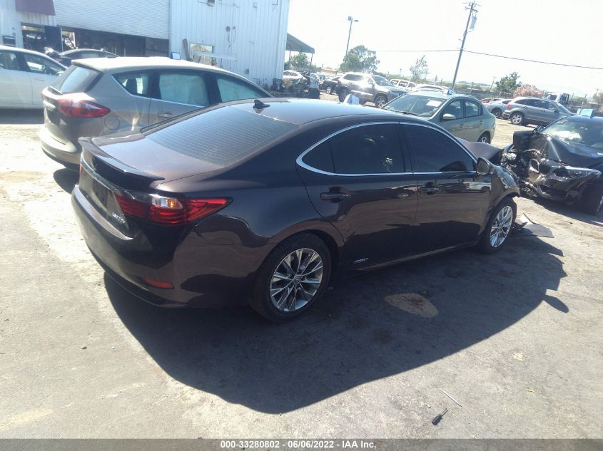 2014 LEXUS ES 300H HYBRID JTHBW1GGXE2053847