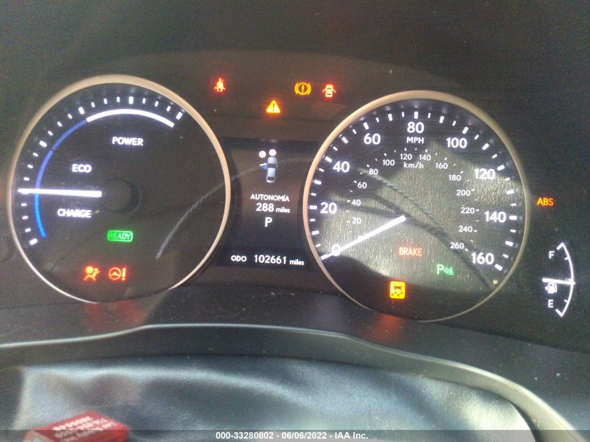 2014 LEXUS ES 300H HYBRID JTHBW1GGXE2053847