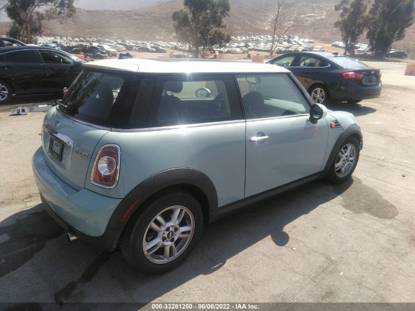 2013 MINI COOPER HARDTOP WMWSU3C58DT683461