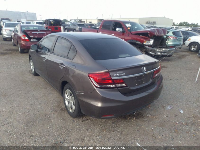 2013 HONDA CIVIC SDN LX 2HGFB2F59DH602918