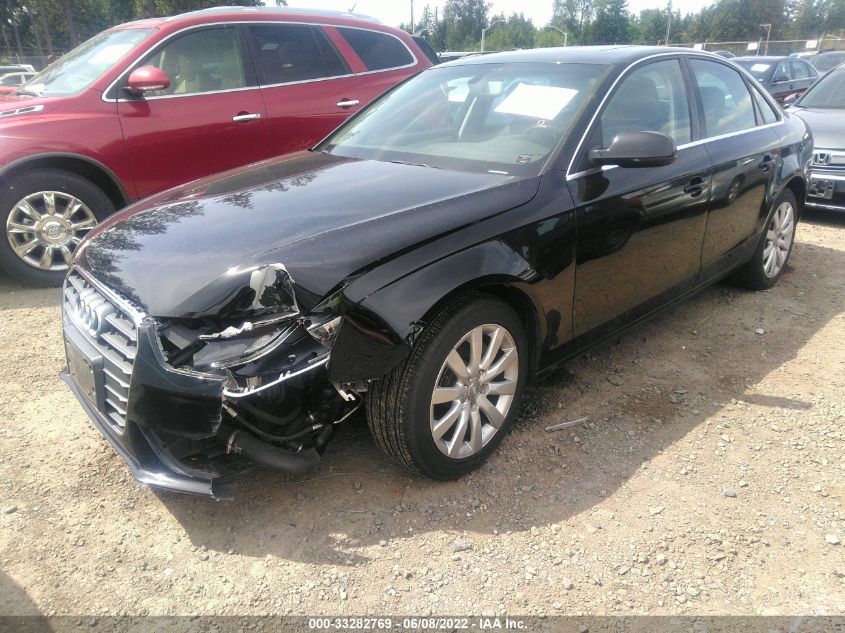 2013 AUDI A4 PREMIUM WAUBFAFL6DN045996