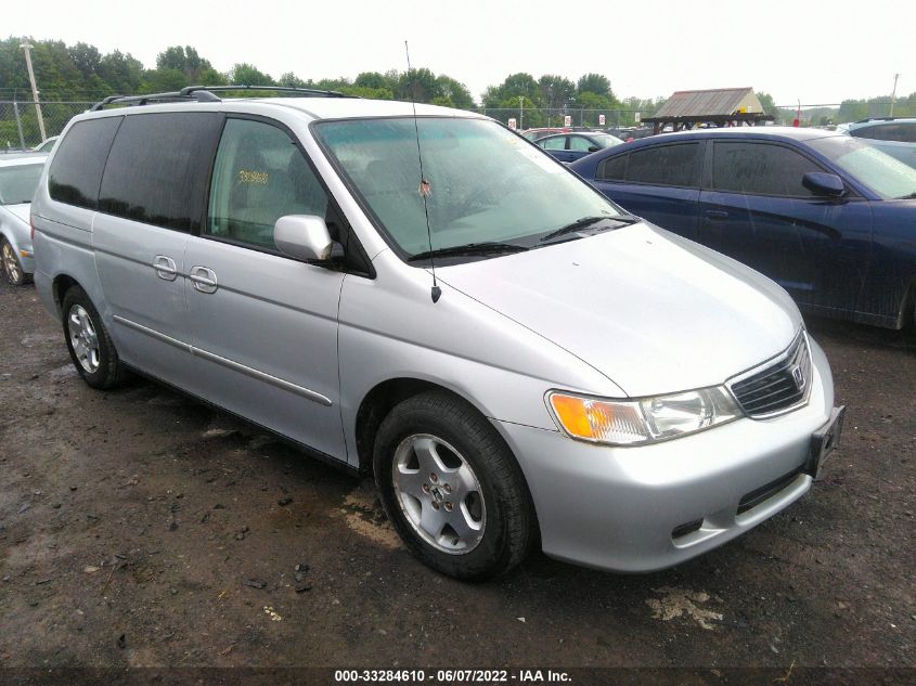 VIN: 2HKRL18611H599363 | HONDA ODYSSEY 2001 car history - Stat.vin