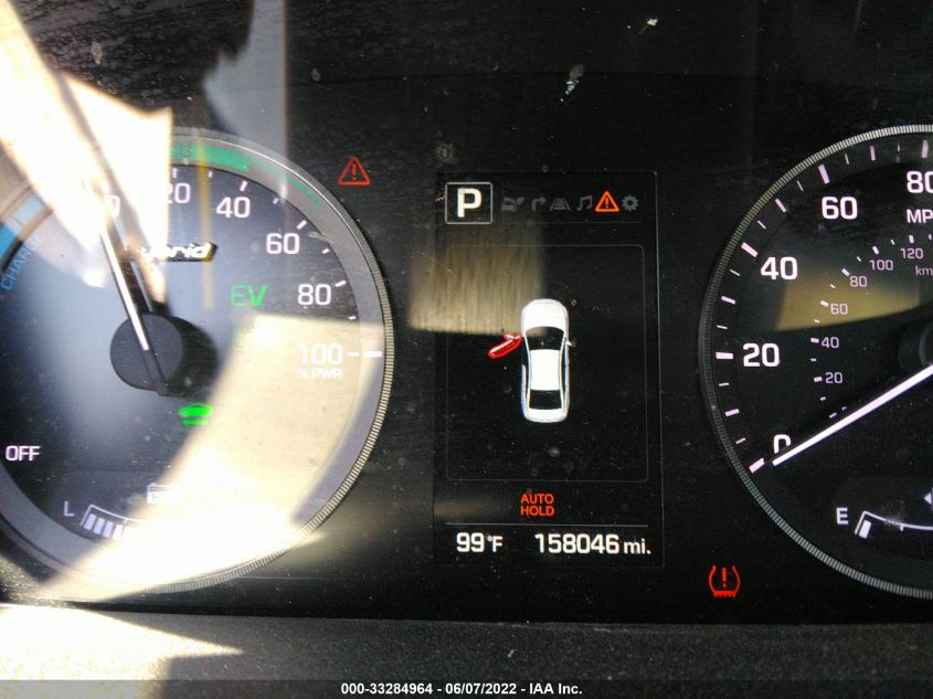 2016 HYUNDAI SONATA HYBRID LIMITED KMHE34L14GA029784