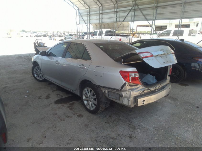 2013 TOYOTA CAMRY HYBRID LE/XLE 4T1BD1FKXDU089677