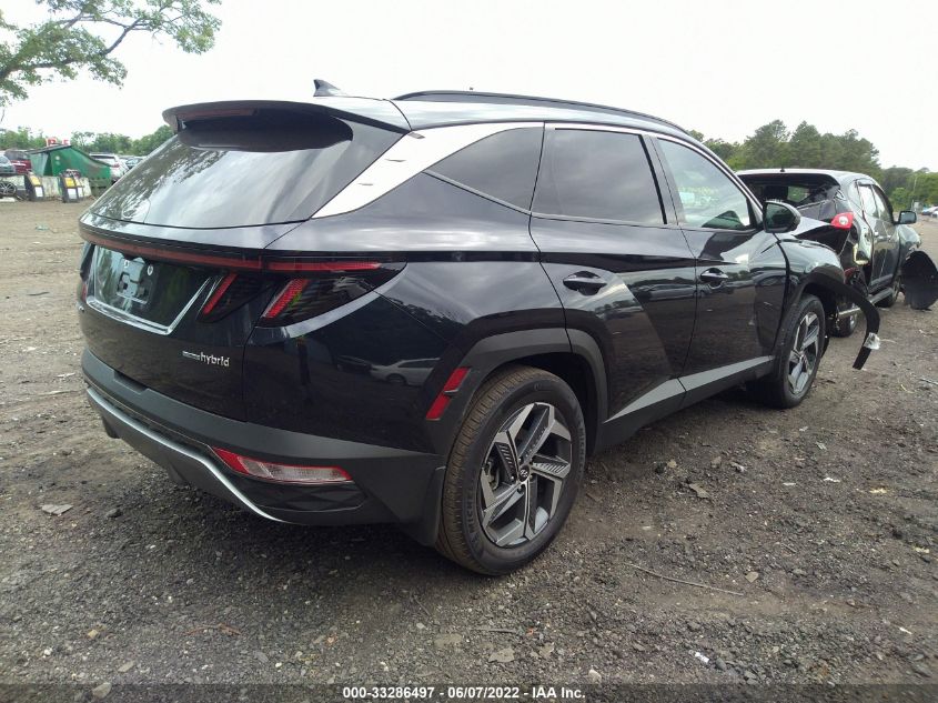 2022 HYUNDAI TUCSON HYBRID LIMITED KM8JECA15NU011666