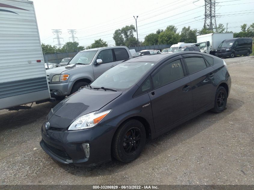 2015 TOYOTA PRIUS FOUR JTDKN3DU6F1984069