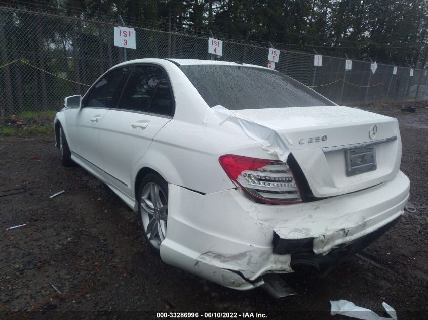 2013 MERCEDES-BENZ C-CLASS C 250 WDDGF4HB7DA785410