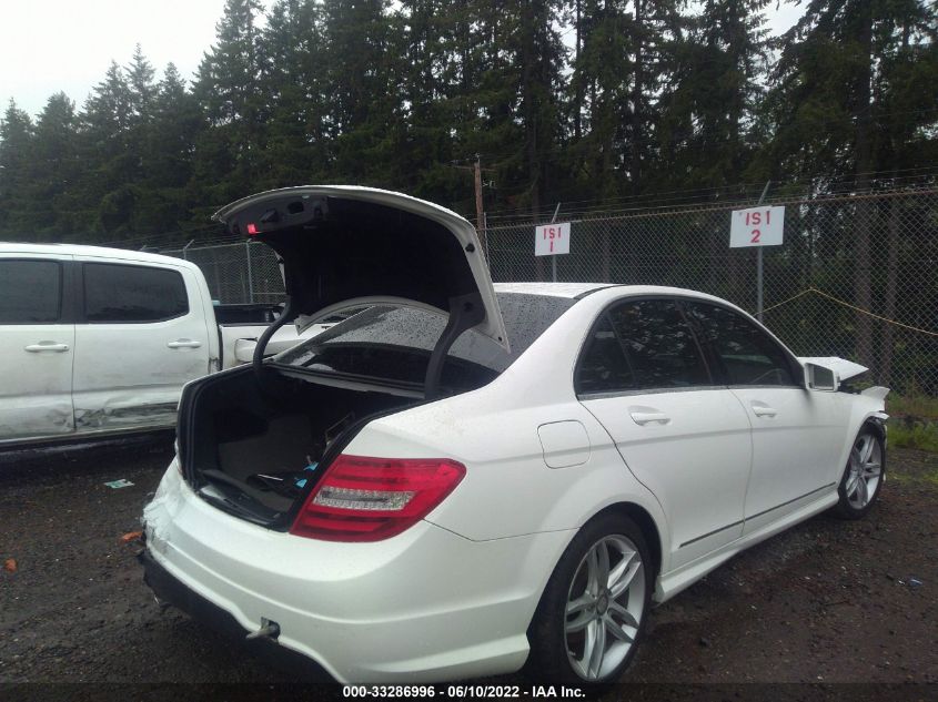 2013 MERCEDES-BENZ C-CLASS C 250 WDDGF4HB7DA785410
