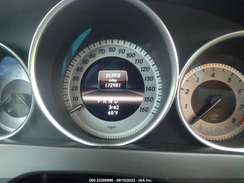 2013 MERCEDES-BENZ C-CLASS C 250 WDDGF4HB7DA785410