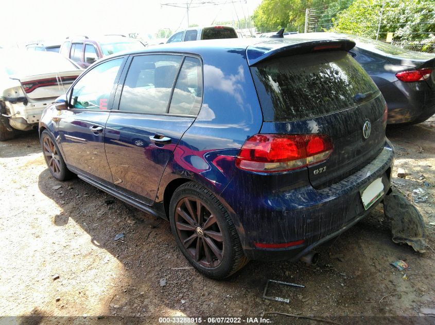 2013 VOLKSWAGEN GTI WVWHD7AJ3DW049316