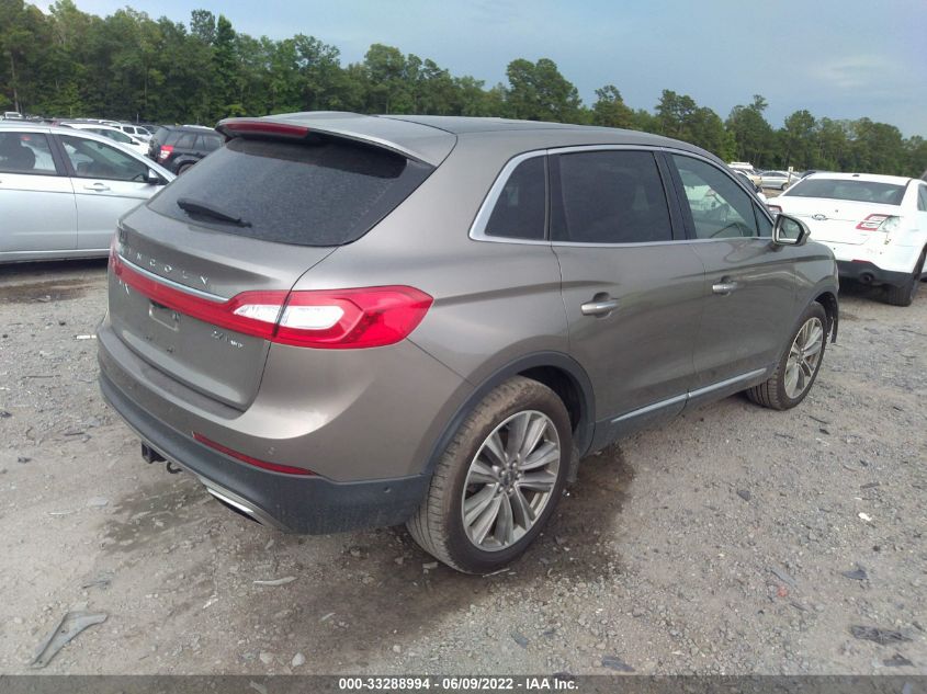 2017 LINCOLN MKX RESERVE 2LMPJ8LP6HBL38757