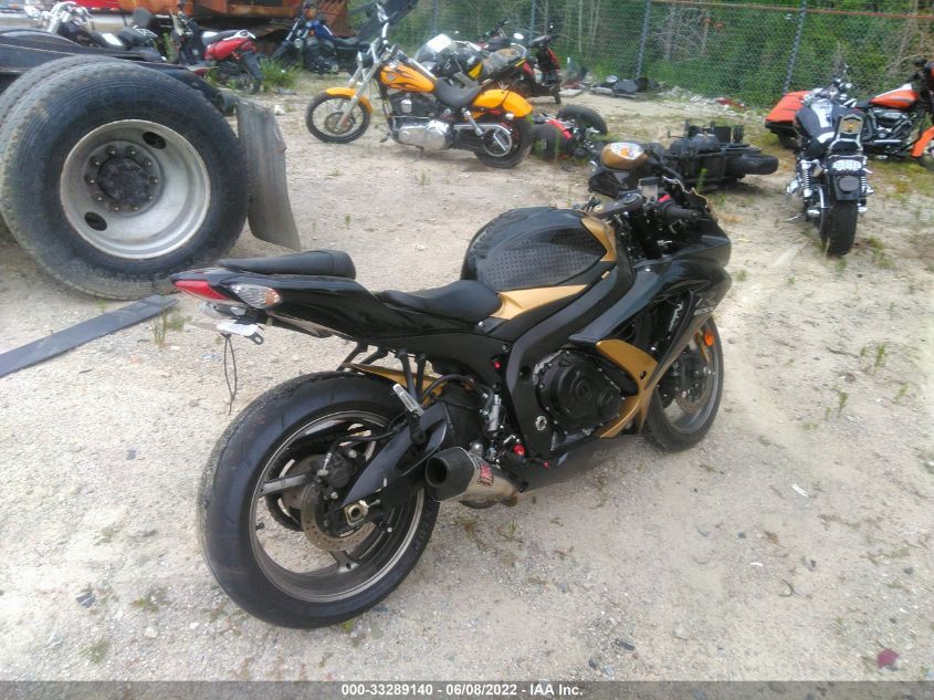 2009 SUZUKI GSX-R750 JS1GR7LA392101532