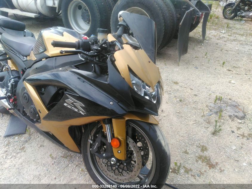 2009 SUZUKI GSX-R750 JS1GR7LA392101532