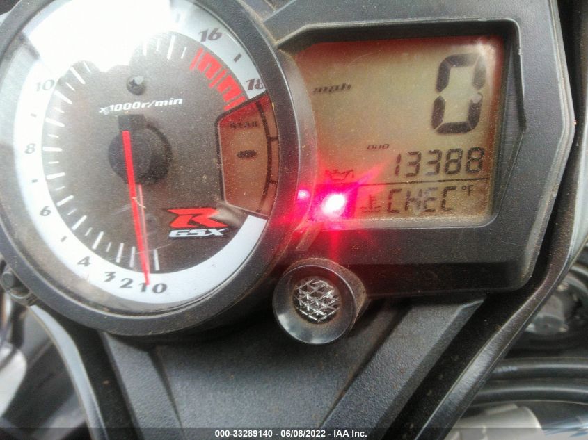 2009 SUZUKI GSX-R750 JS1GR7LA392101532