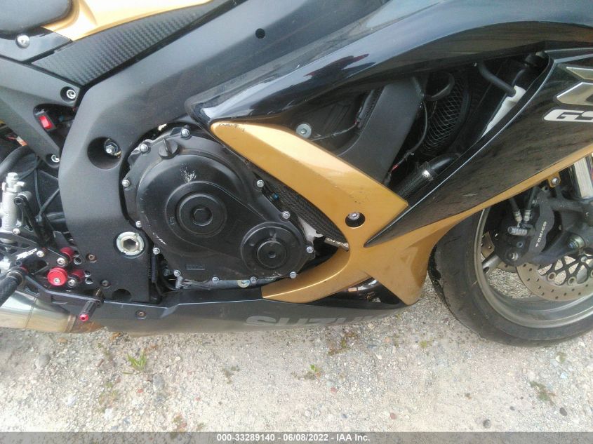 2009 SUZUKI GSX-R750 JS1GR7LA392101532