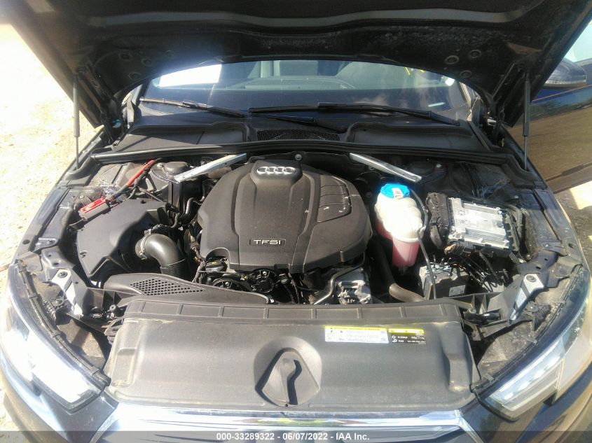 2018 AUDI A4 PREMIUM WAUKMAF49JA090660